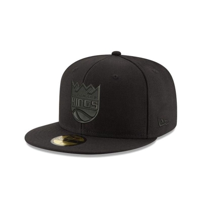 Men's Sacramento Kings New Era White/Black Color Pack 9FIFTY Snapback Hat